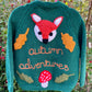 "Autumn Adventures” Handmade Cardigan Size Approx 5-6 Years