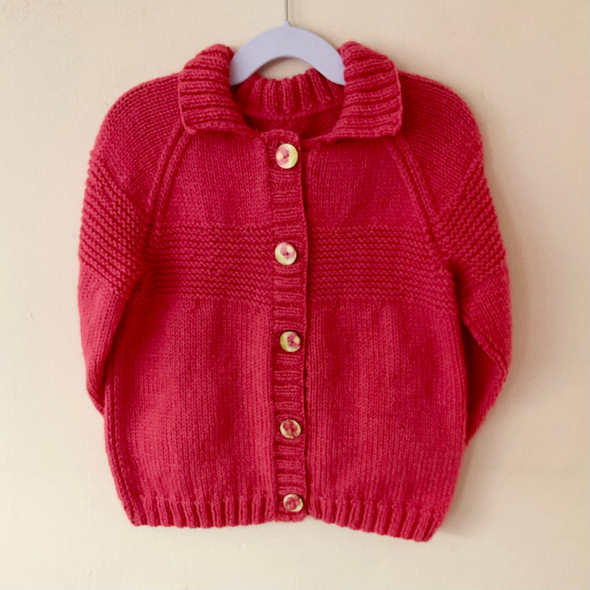 "Too Cute To Spook" Handmade Sparkle Knit Cardigan Size Approx 3-4 Years