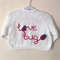 “Love Bug” Handmade Cardigan Size Approx 1-2 Years