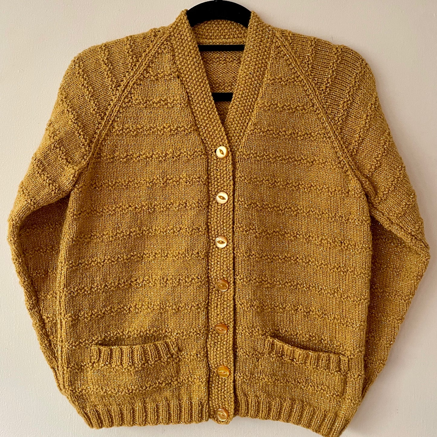 “You Go Glen Coco” Ladies Handmade Cardigan Size Approx UK 10-12