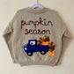 "Pumpkin Season" Handmade Jumper Size Approx 4-6 Years
