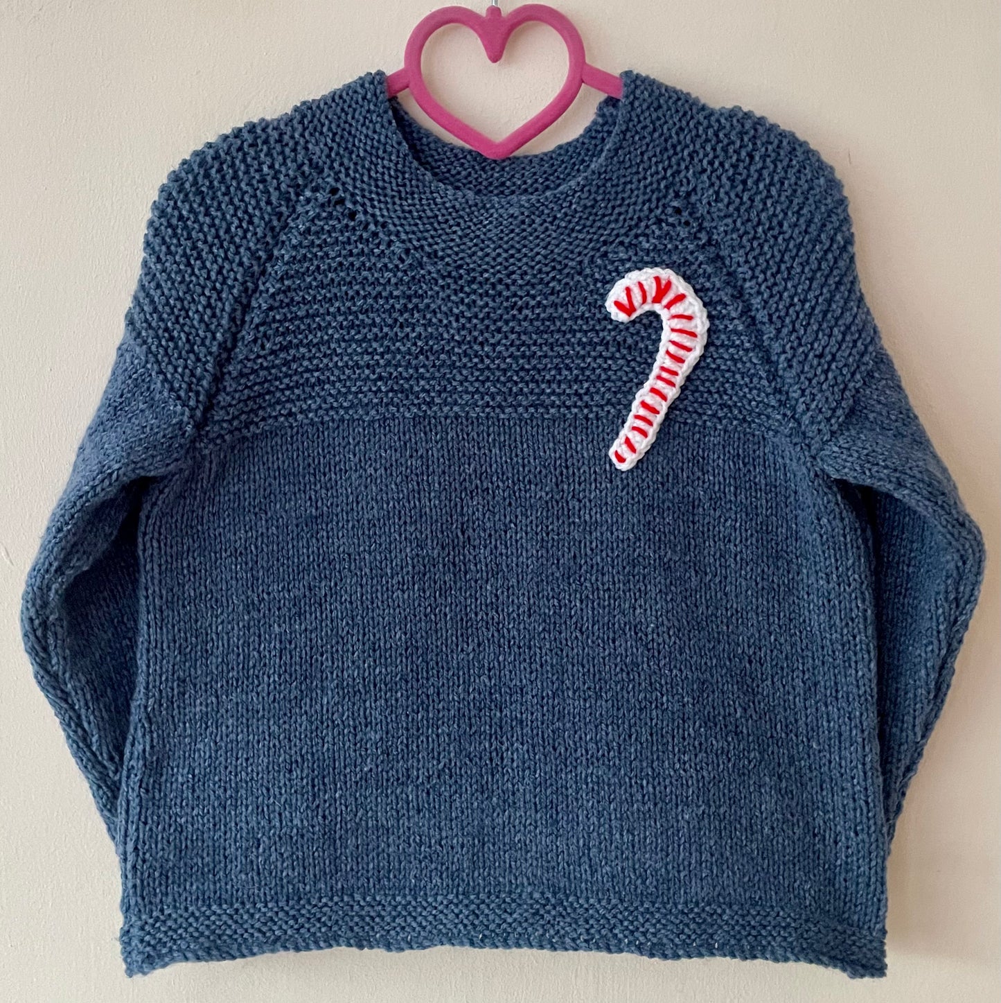 "Santa Claws" Handmade Dinosaur Jumper Size Approx 3-4 Years