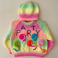 "PARTY" Handmade Jumper Size Approx 1-2 Years
