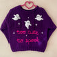 "Too Cute To Spook" Handmade Jumper Size Approx 3-5 Years