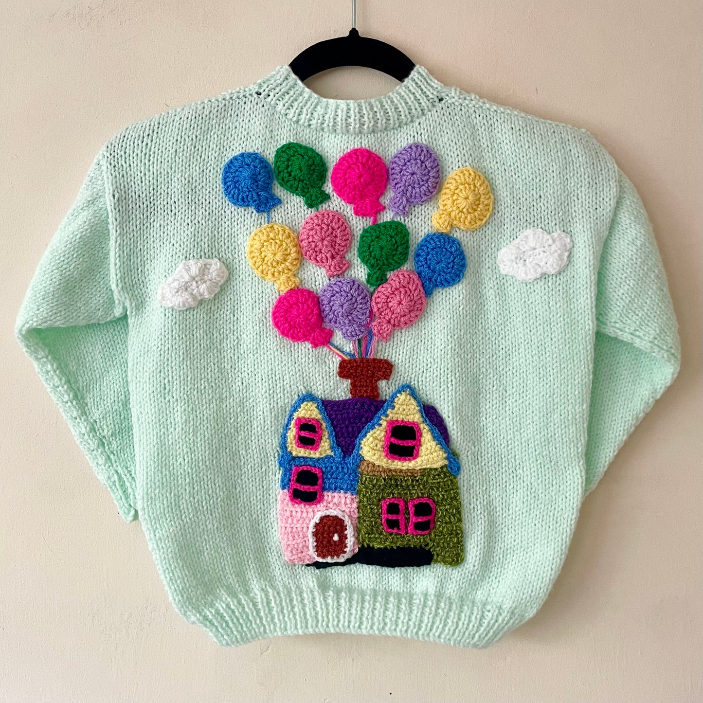 Balloon House Handmade Cardigan Size Approx 6-8 Years