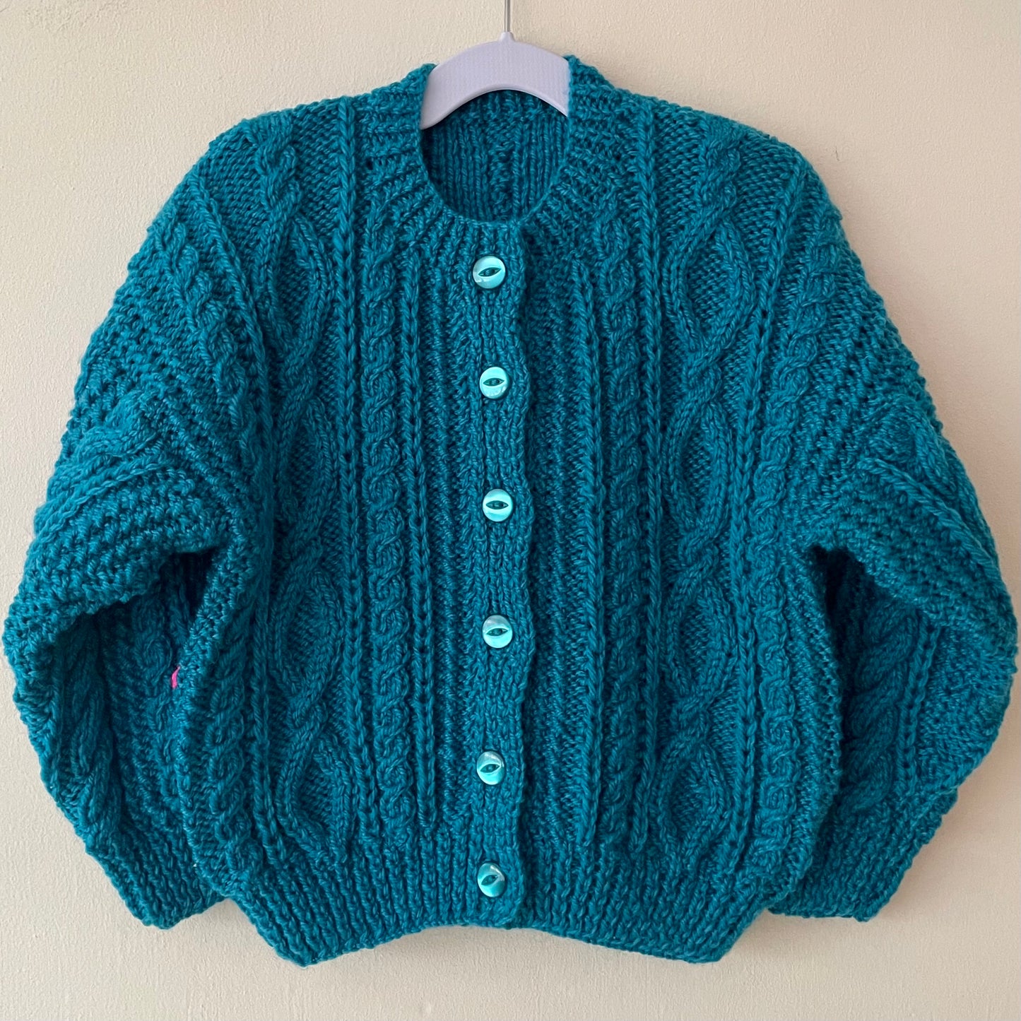 "Sport D'Hiver" Handmade Cardigan Size Approx 3-4 Years