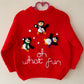 "Oh What Fun" Handmade Penguins Jumper Size Approx 3-4 Years