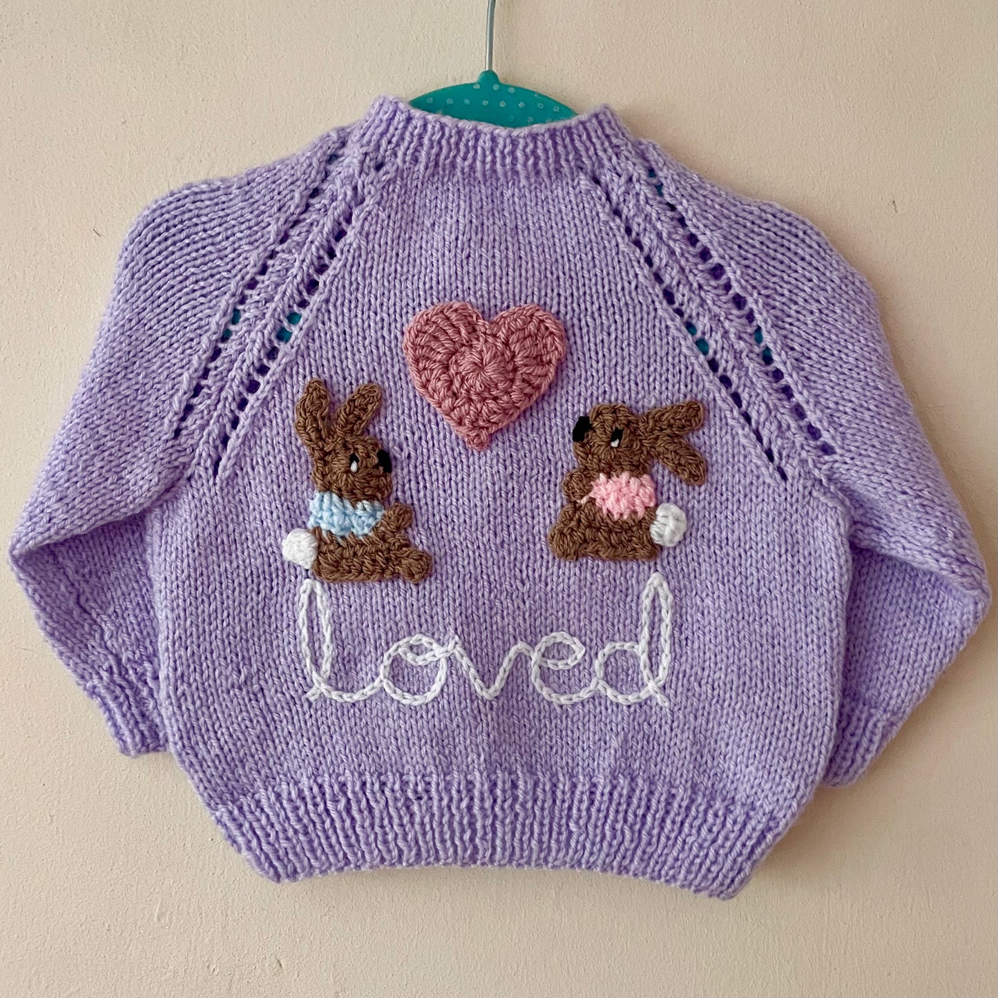 "Loved” Handmade Cardigan Size Approx 6-12 Months