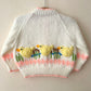 "Swimming Ducks” Handmade Cardigan Size Approx 6-12 Months