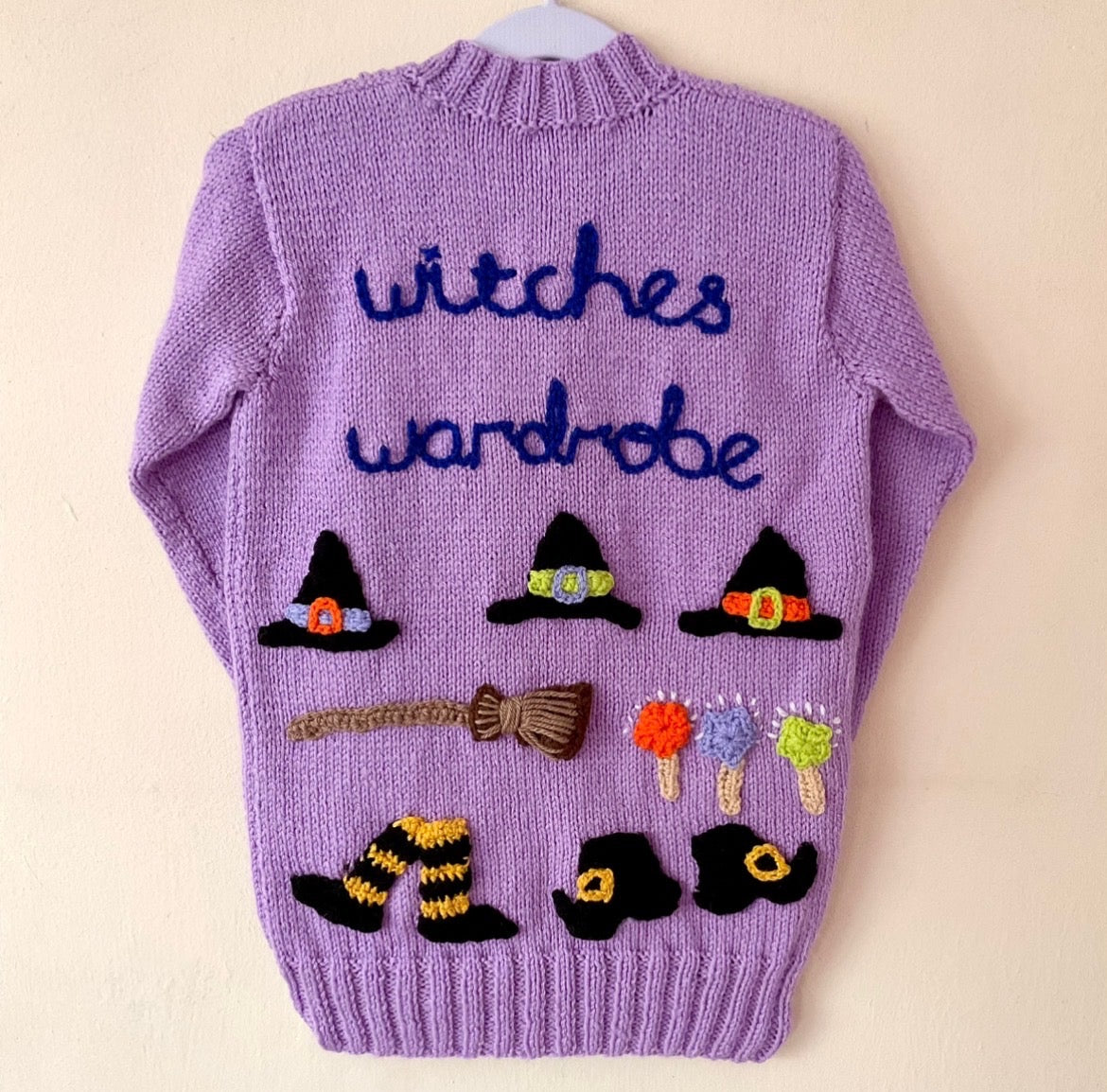 "Witches Wardrobe" Handmade Cardigan Size Approx 5-7 Years