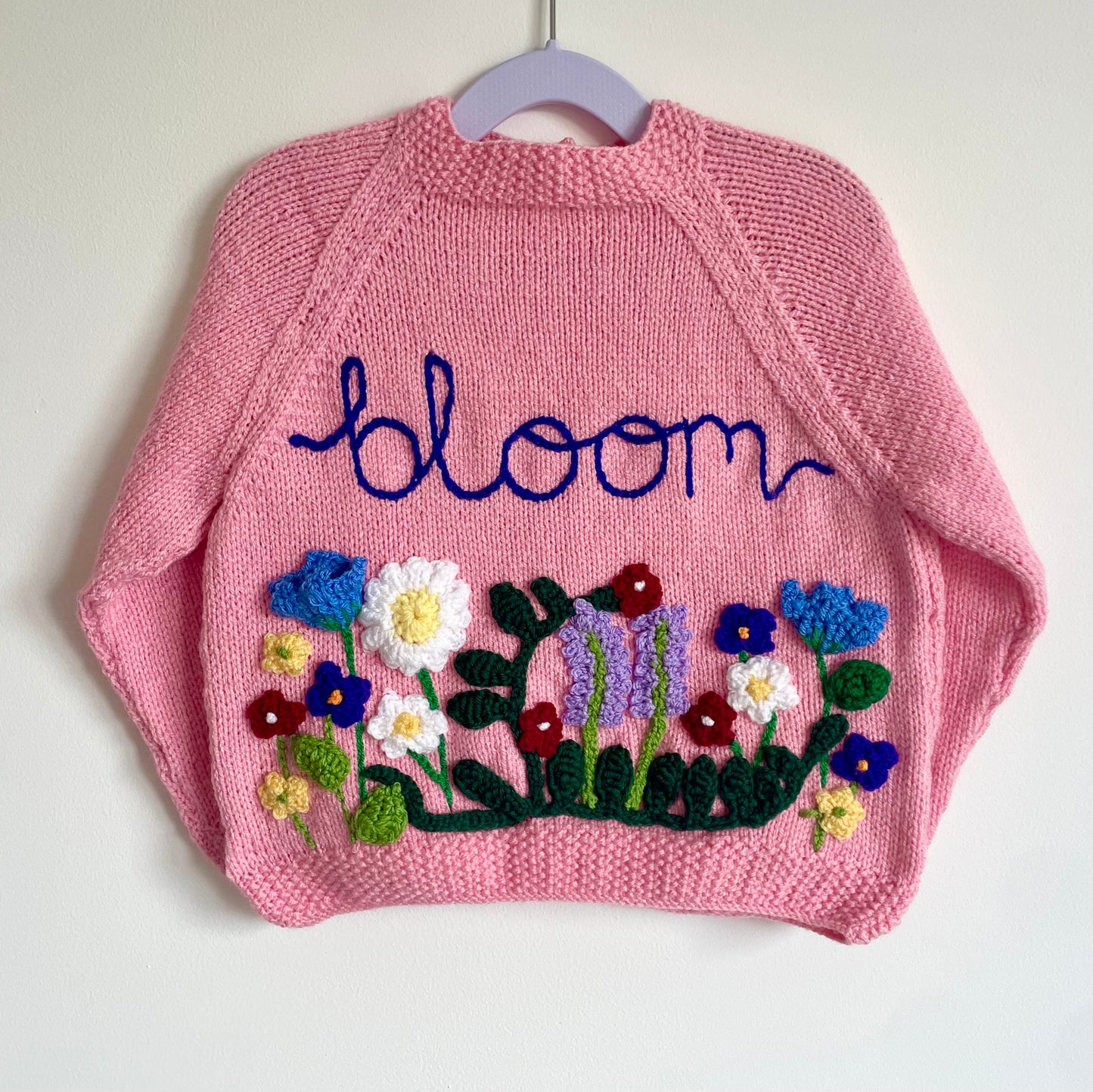 "Bloom" Handmade Cardigan Size Approx 3-5 Years