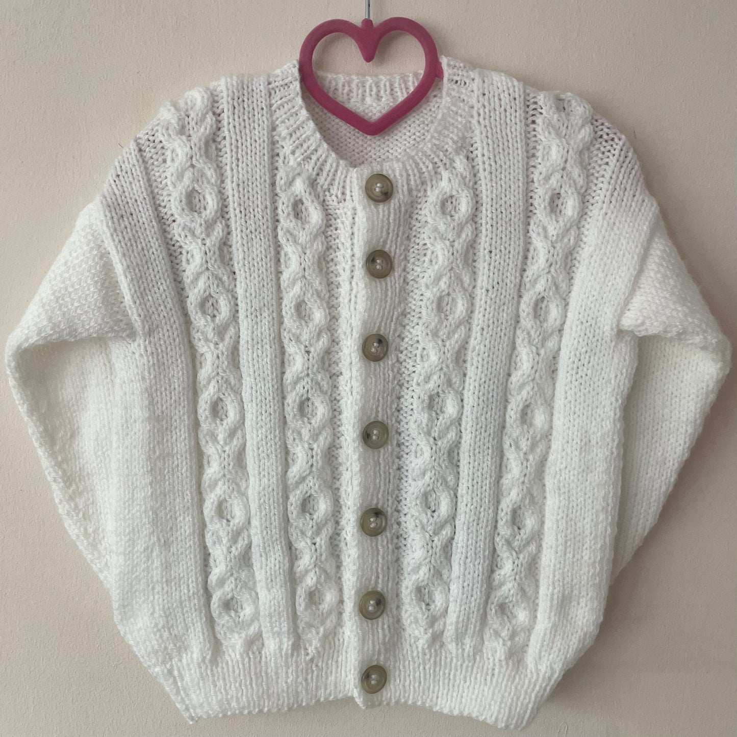"Squeeze The Day" Handmade Cardigan Size Approx 3-4 Years