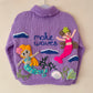 "Make Waves” Handmade Cardigan Size Approx 3-5 Years