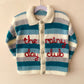 "The Rainy Day Club” Handmade Cardigan Size Approx 3-4 Years