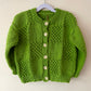 "Mince Pie Club” Handmade Cardigan Size Approx 4-6 Years