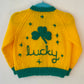 "Lucky” Handmade Cardigan Size Approx 6-12 Months