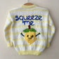"Squeeze Me" Handmade Cardigan Size Approx 1-2 Years