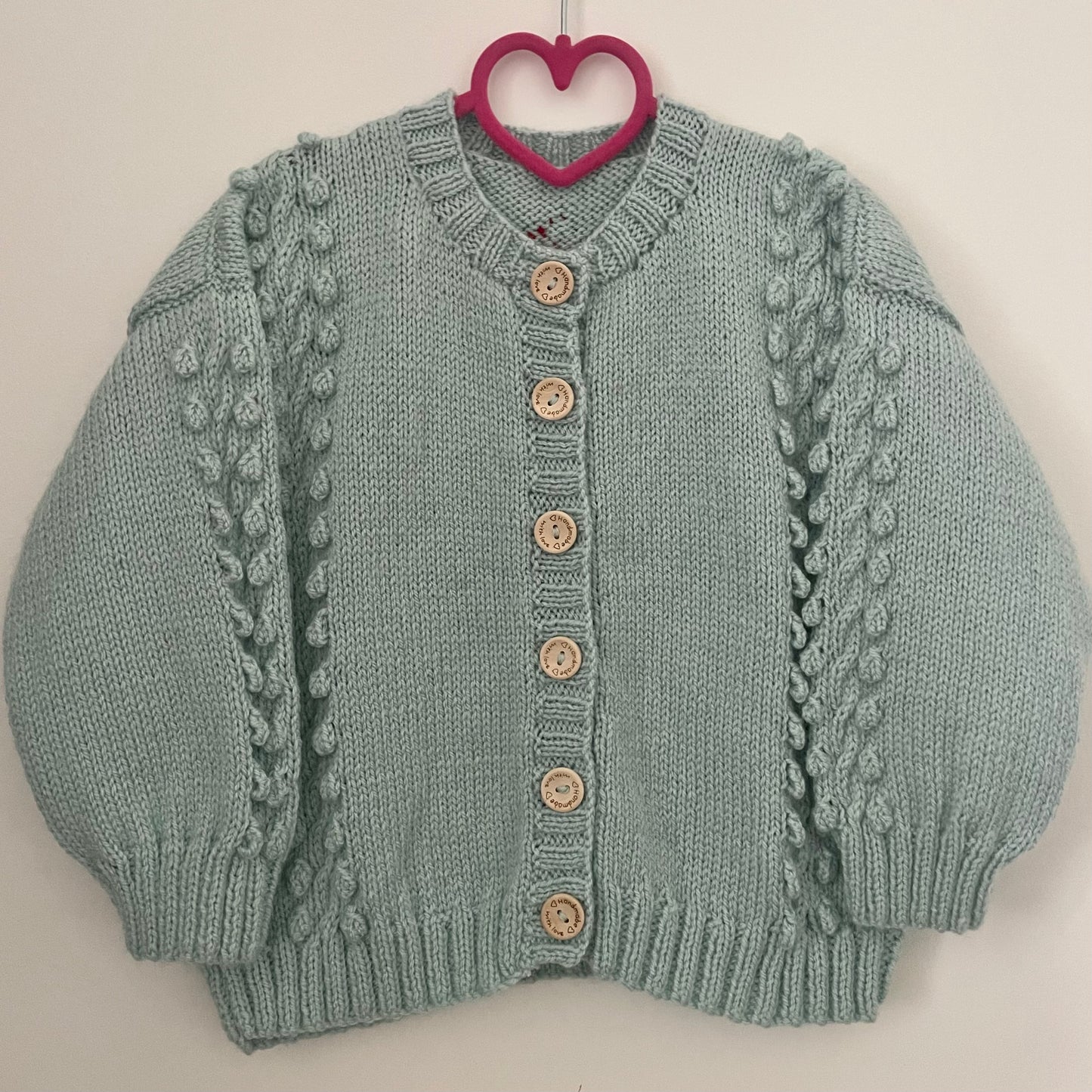 "Puddle Jumper" Handmade Cardigan Size Approx 4-6 Years