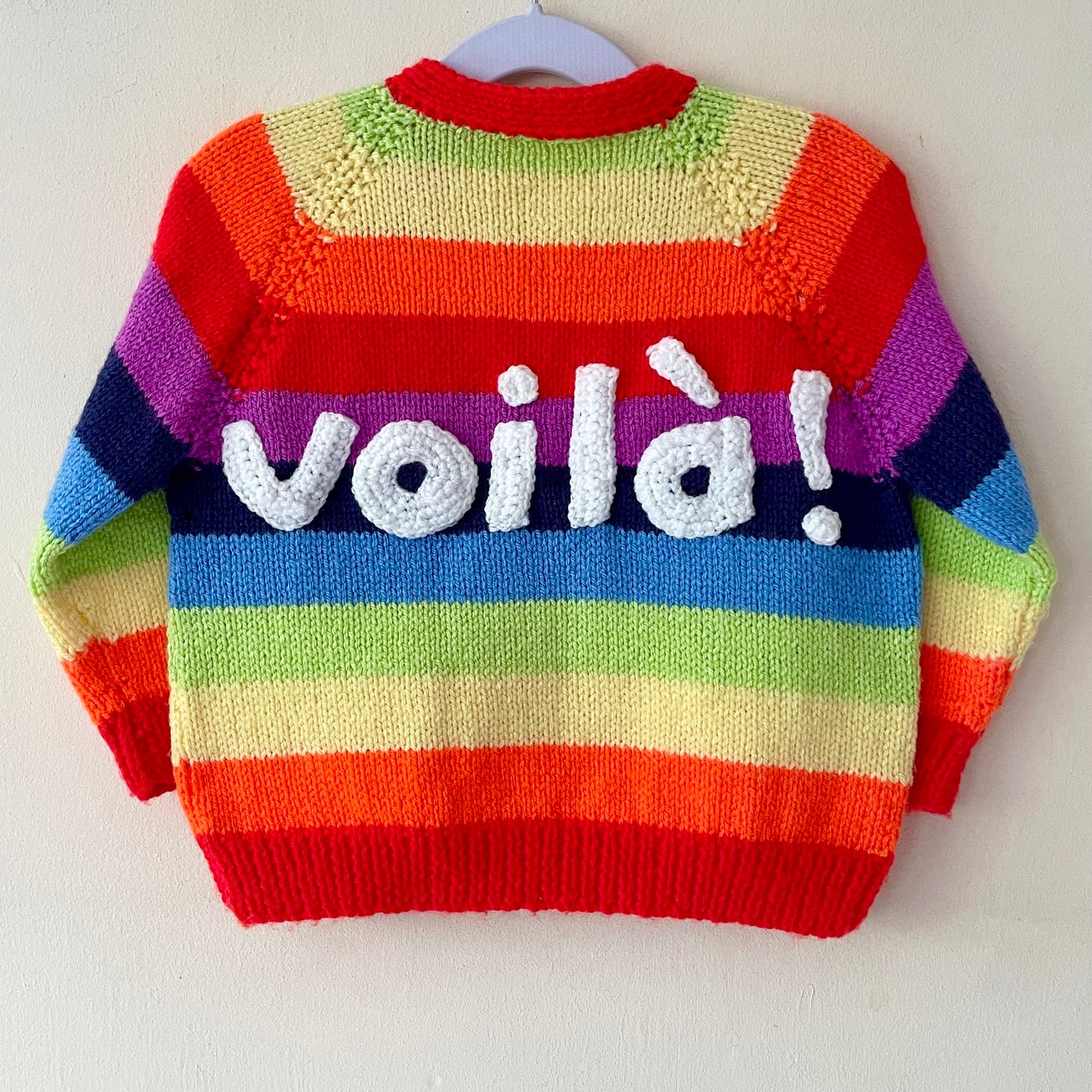 "Voila” Handmade Cardigan Size Approx 2-3 Years