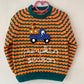 "Pumpkin Season" Handmade Jumper Size Approx 3-4 Years