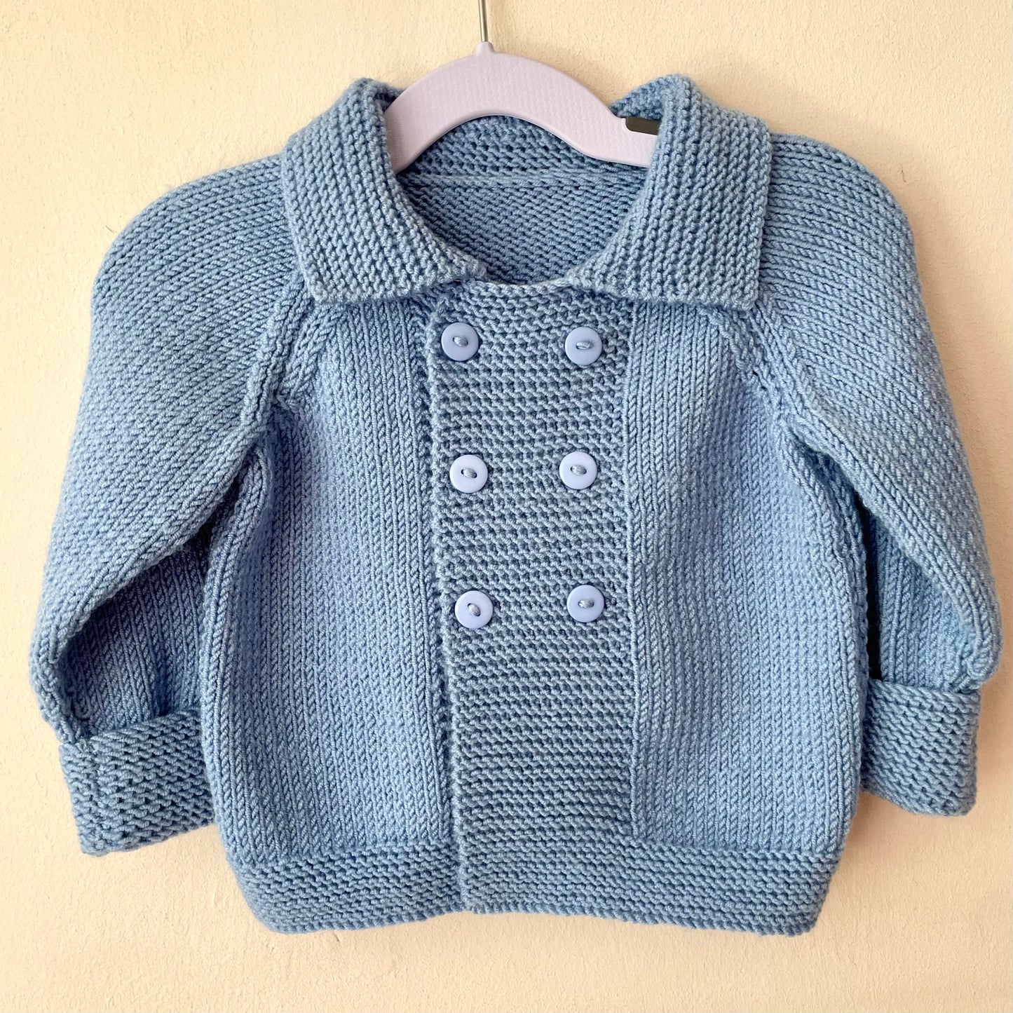 "Baa Baa” Handmade Cardigan Size Approx 1-2 Years