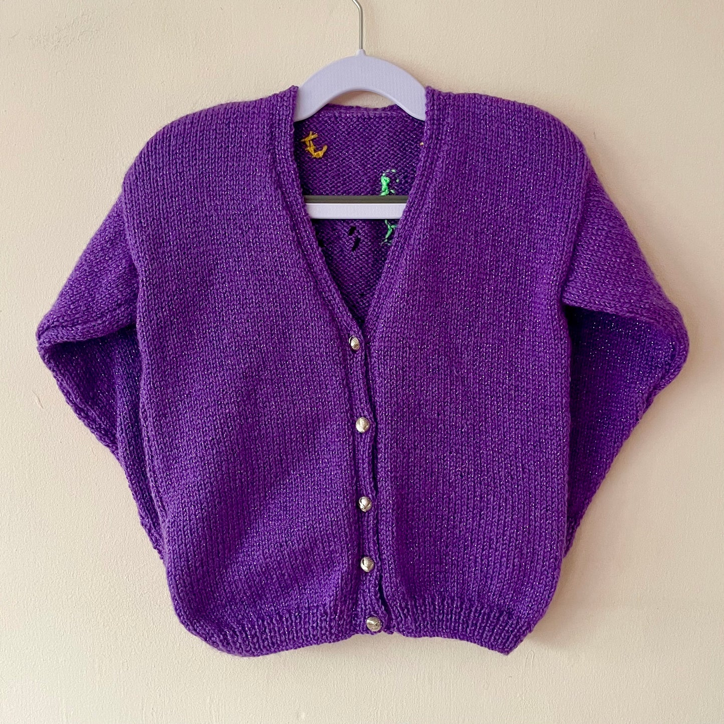 "Magic Potion Maker” Handmade Cardigan Size Approx 2-3 Years