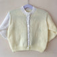 "Bee Happy” Handmade Cardigan Size Approx 2-3 Years