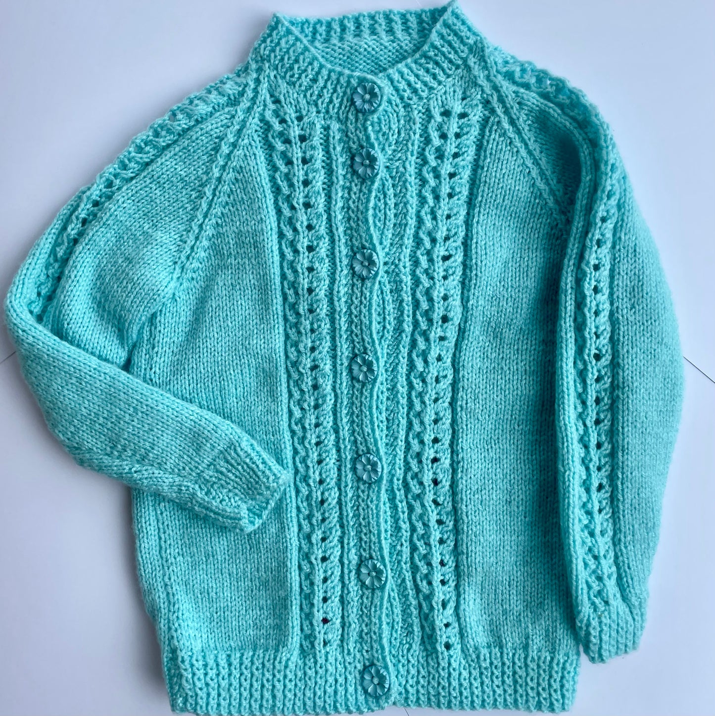 "Dance With Your Heart” Handmade Cardigan Size Approx 3-4 Years