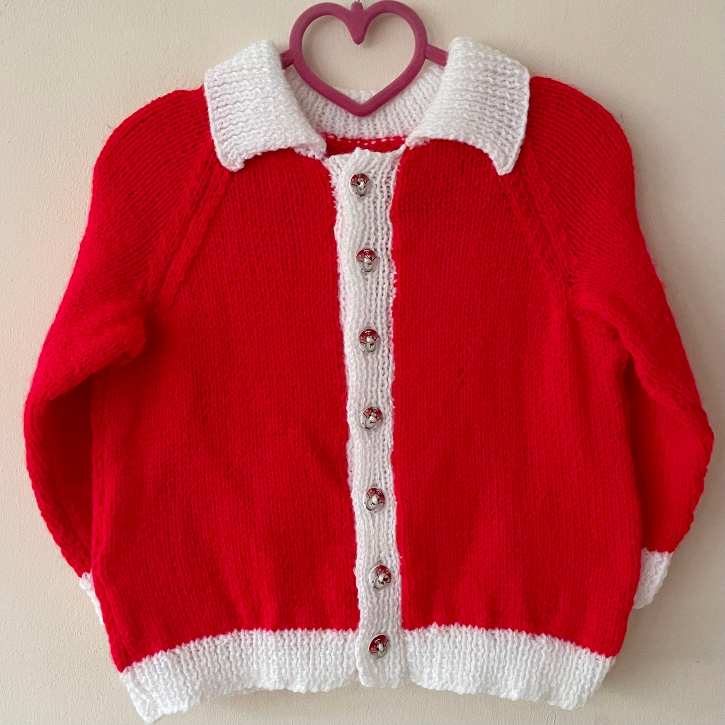 "Do You Wanna Build A Snowman" Handmade Cardigan Size Approx 3-4 Years