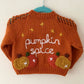 "Pumpkin Spice” Handmade Cardigan Size Approx 3-9 Months