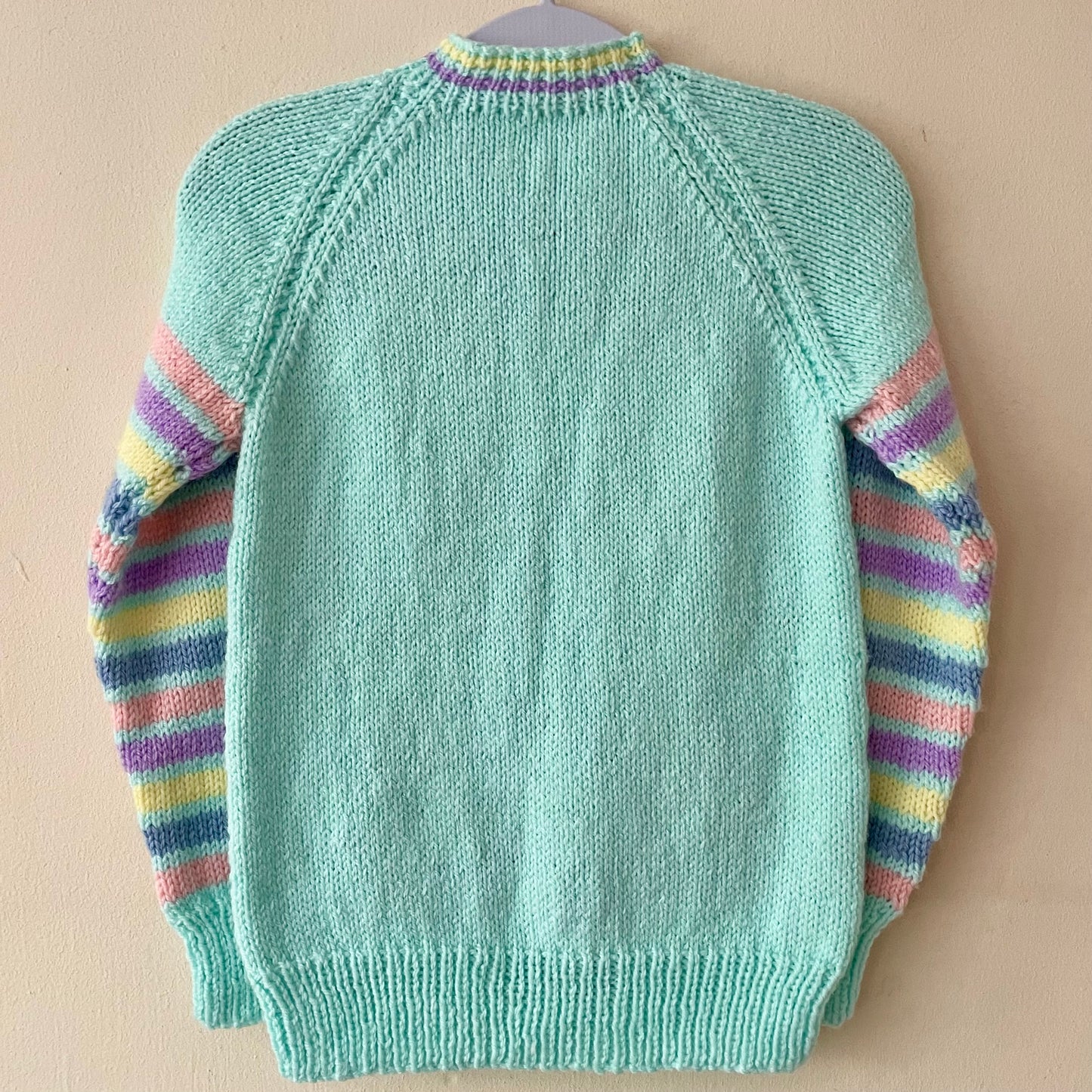 "Spring Bunnies" Handmade Jumper Size Approx 2-3 Years