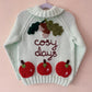 "Cosy Days" Handmade Cardigan Size Approx 3-5 Years