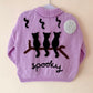 "Spooky" Handmade Cardigan Size Approx 3-5 Years