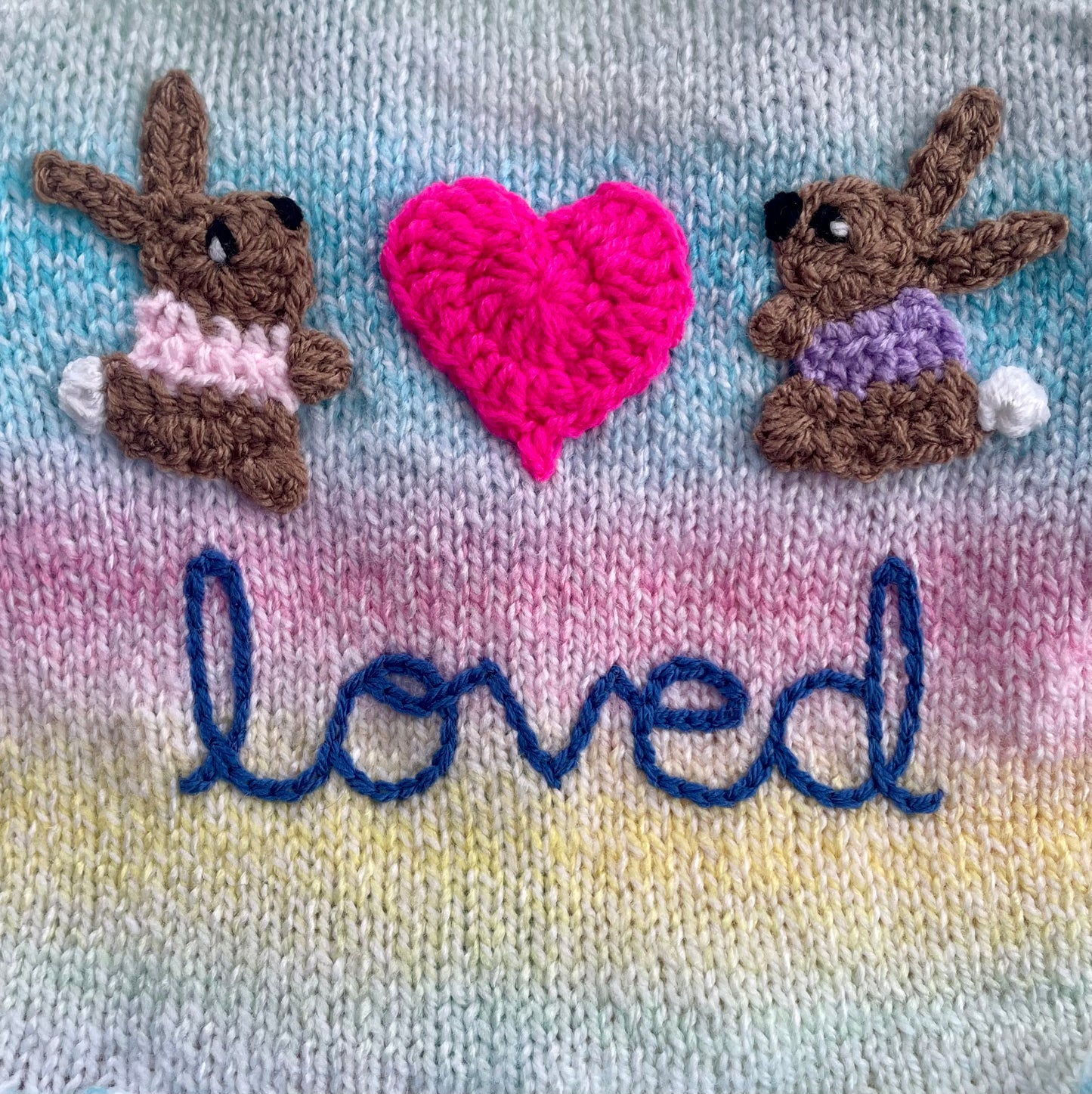 "Loved” Handmade Cardigan Size Approx 6-12 Months