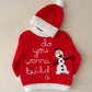 "Do You Wanna Build A Snowman" Handmade Cardigan Size Approx 3-4 Years