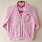 "Candy Cane Club" Handmade Cardigan Size Approx 2-3 Years
