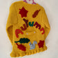 "Autumn” Handmade Cardigan Size Approx 3-5 Years