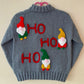 "HO HO HO" Handmade Cardigan Size Approx 3-4 Years