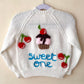 "Sweet One” Handmade Cardigan Size Approx 1.5-2.5 Years
