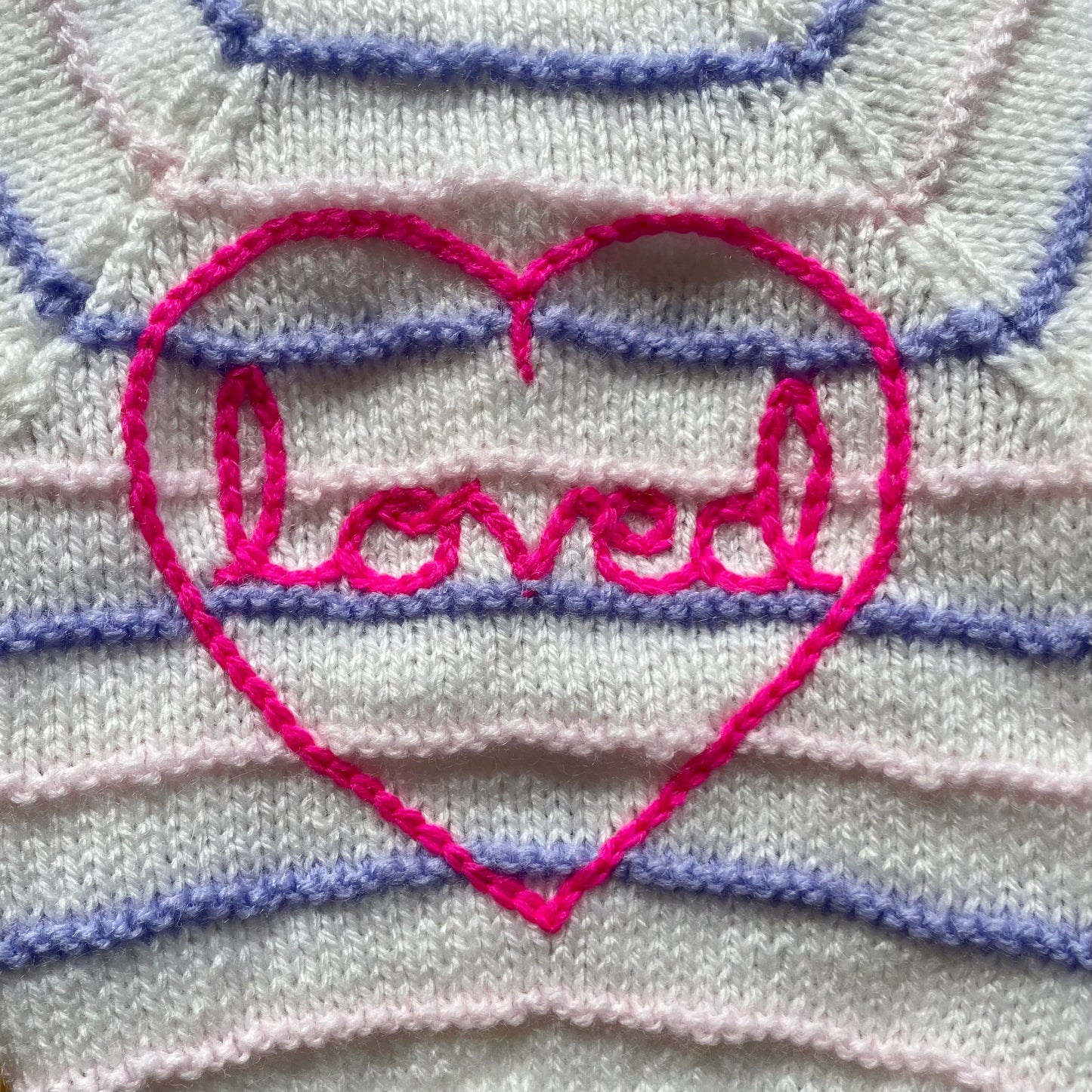 "Loved" Handmade Cardigan Size Approx 0-3 Months