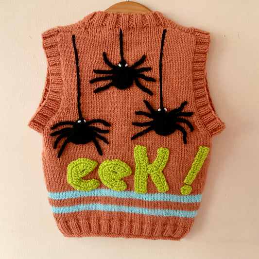 "EEK" Handmade Waistcoat Size Approx 1-2 Years