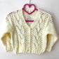 "Ice Cream Club” Handmade Cardigan Size Approx 1-2 Years