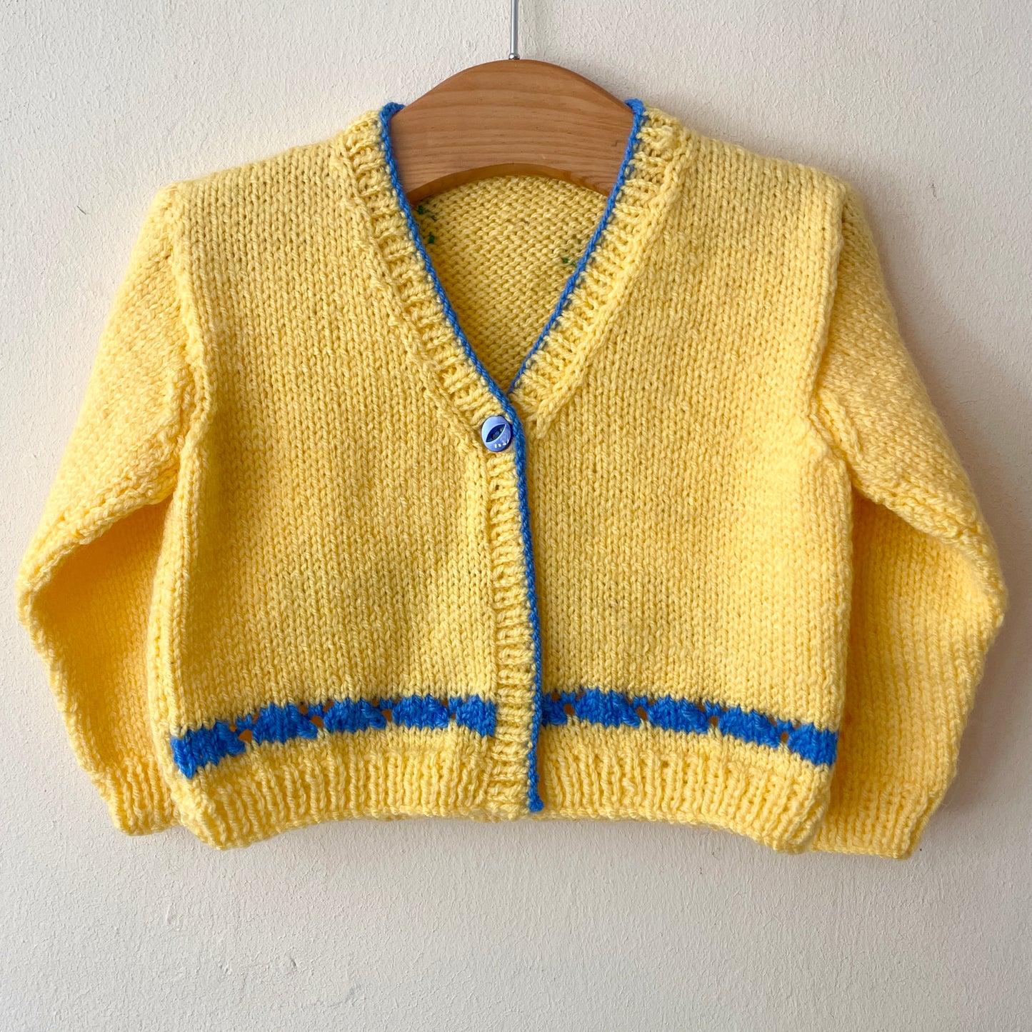 “Pear-fect” Handmade Cardigan Size Approx 6-12 Months