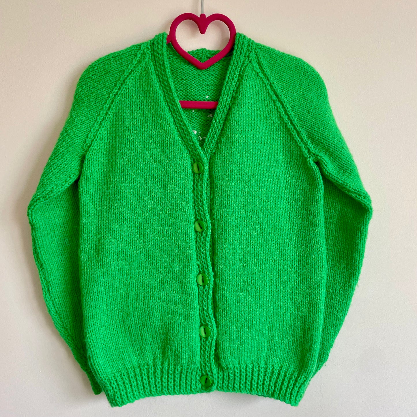 "Hot Chocolate Club" Handmade Cardigan Size Approx 3-4 Years