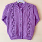 "Pumpkin Season" Handmade Cardigan Size Approx 4-5 Years