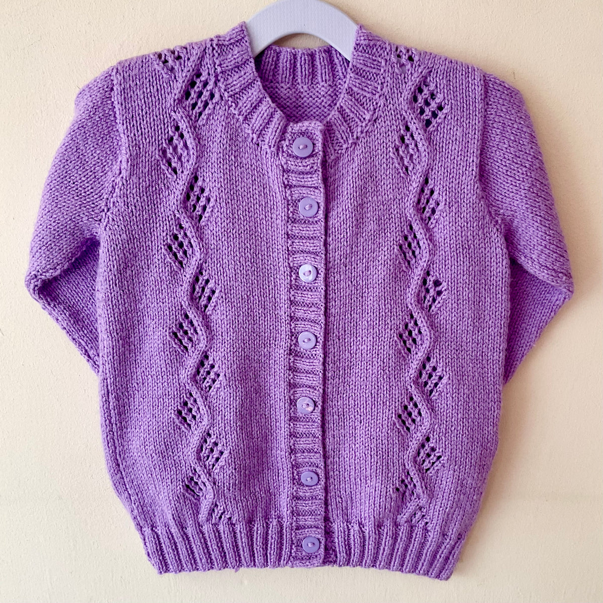 "Pumpkin Season" Handmade Cardigan Size Approx 4-5 Years