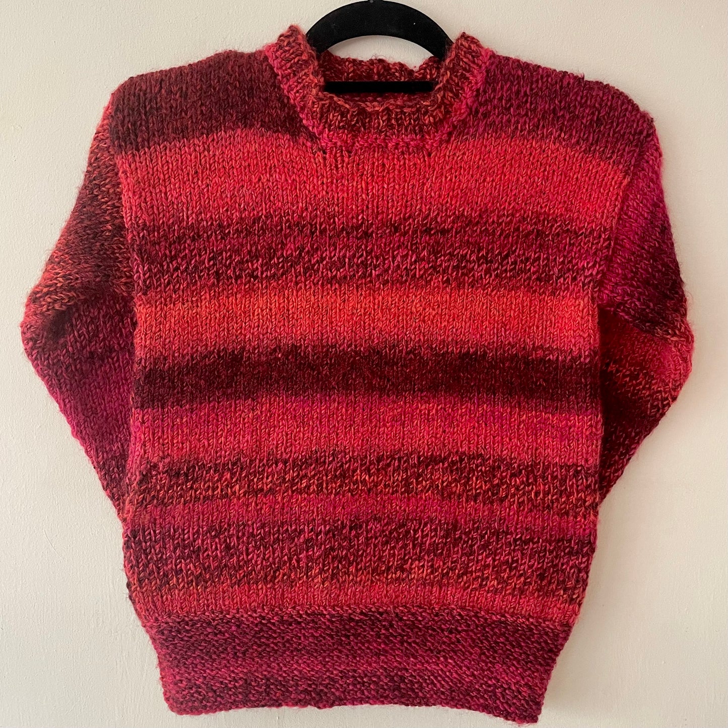 "Trapped In The Upside Down" Handmade Jumper Size Approx 6-8 Years
