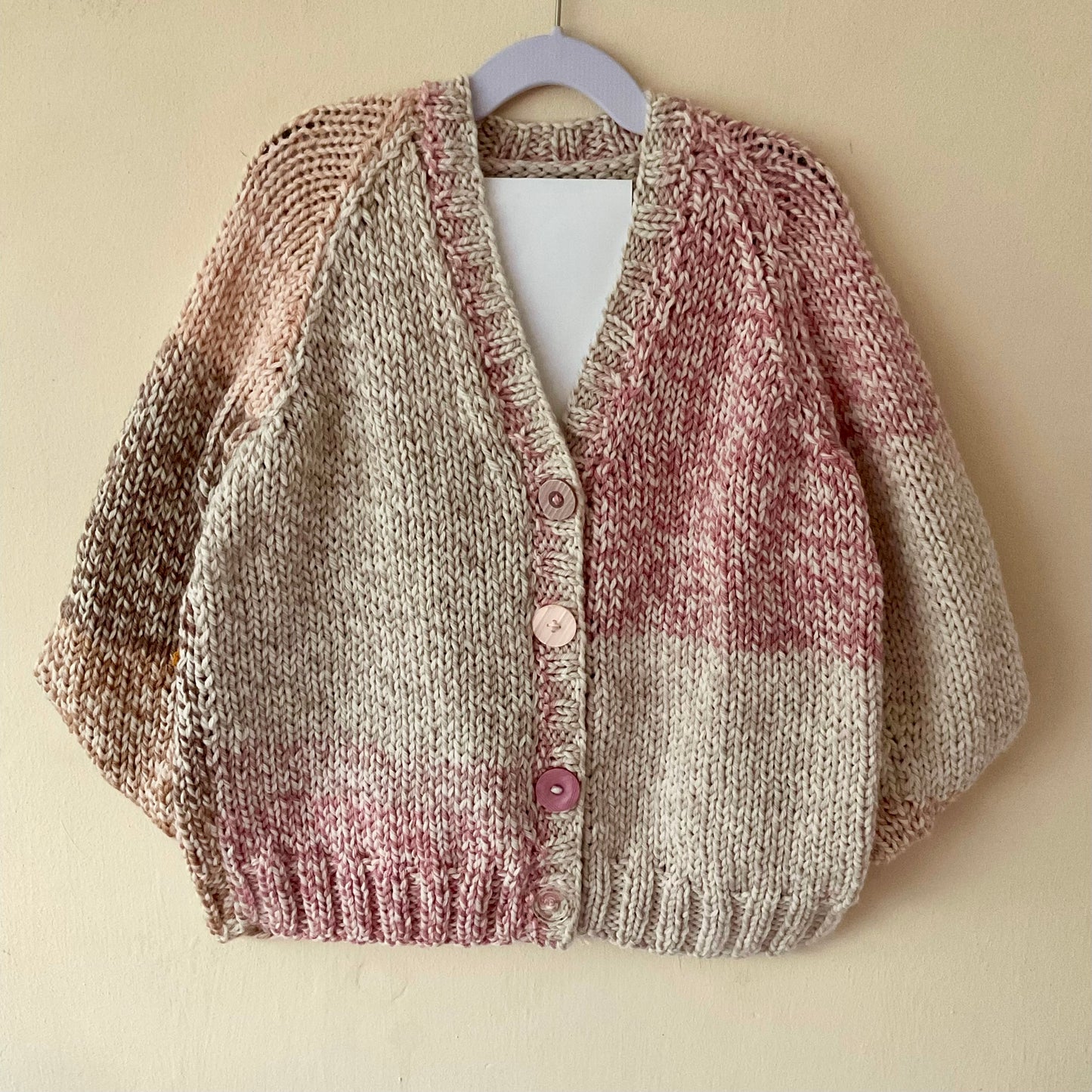 "The Cosy Club” Handmade Cardigan Size Approx 6-8 Years