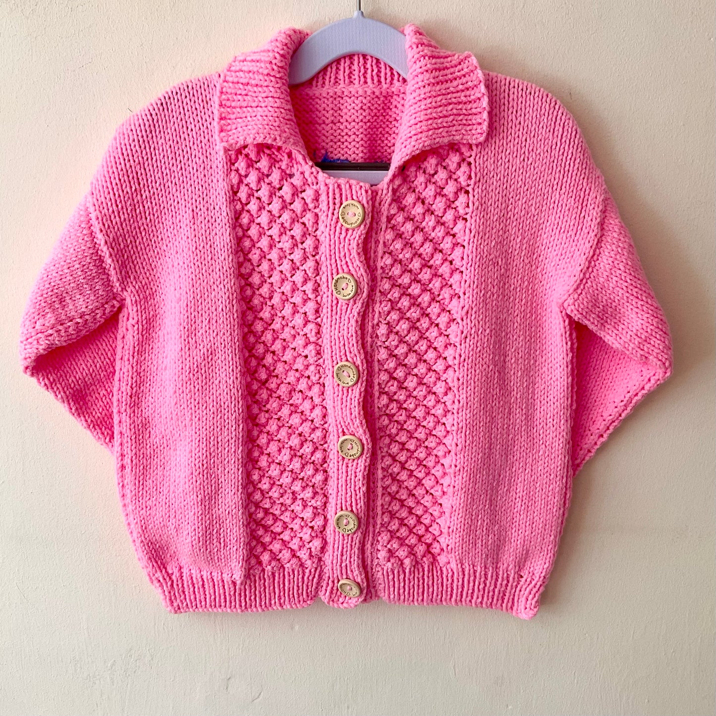 “Dancing Queen” Handmade Cardigan Size Approx 4-6 Years