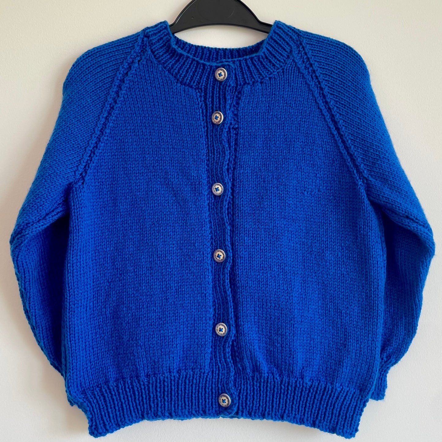 "Sorry I'm Late” Handmade Cardigan Size Approx 6-8 Years